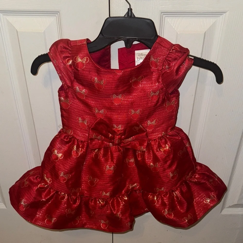 Disney Red Dress with Gold Accents